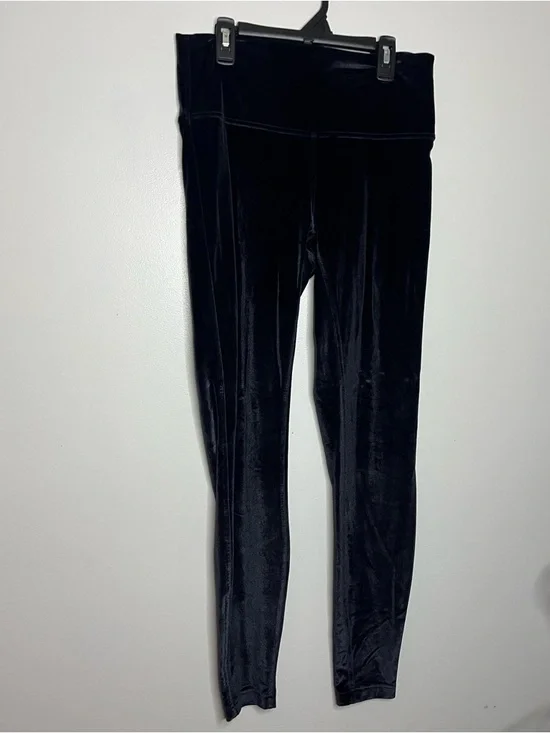 Lululemon Wunder Lounge High-Rise Tight 28" in black velvet size 10 - Picture 2 of 2